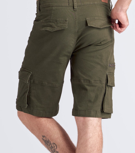 George Bermuda En Drill Con Corte Y Bolsillos UnserVD