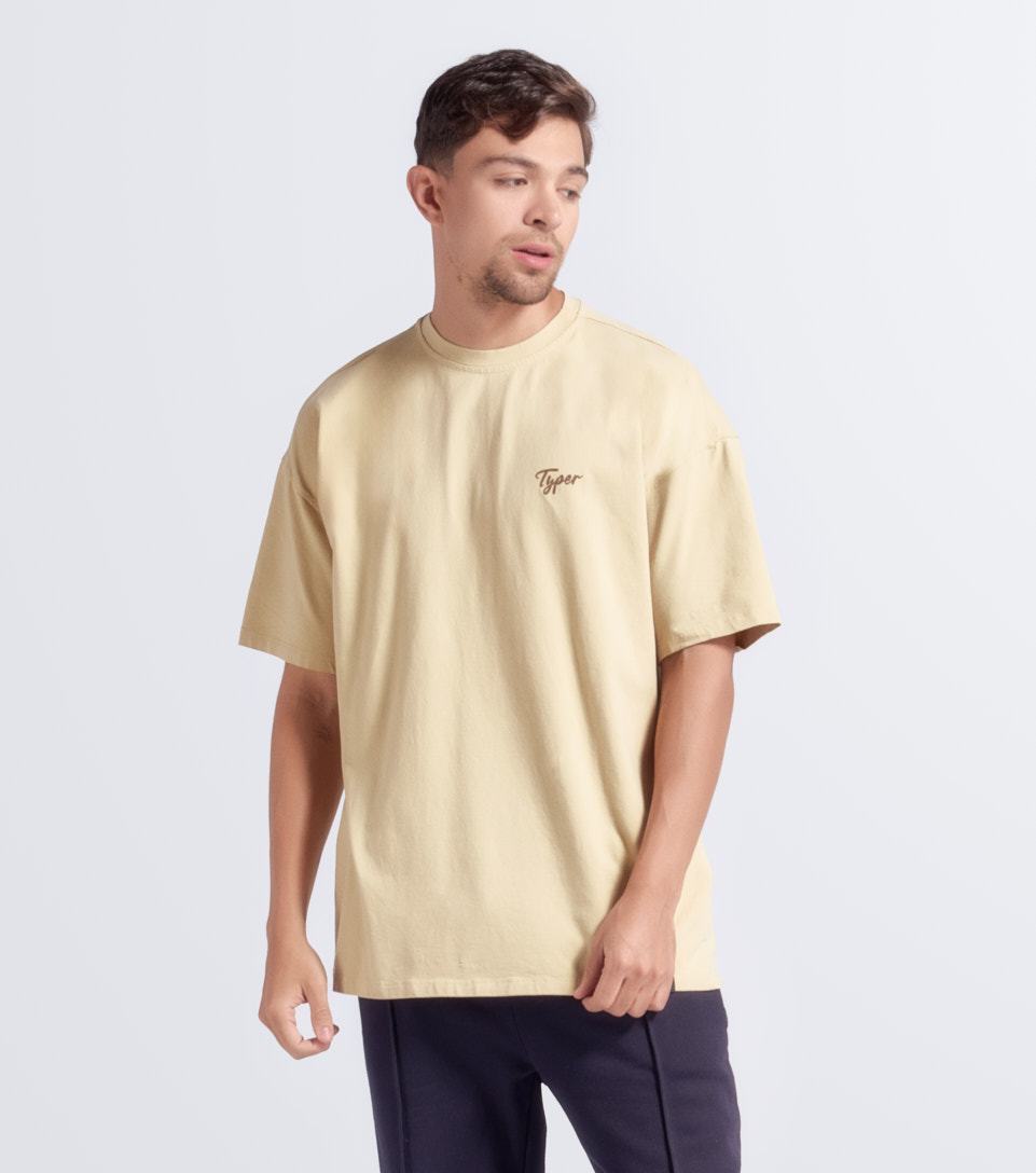 Josh T Shirt Oversize Estampada TyperKQ