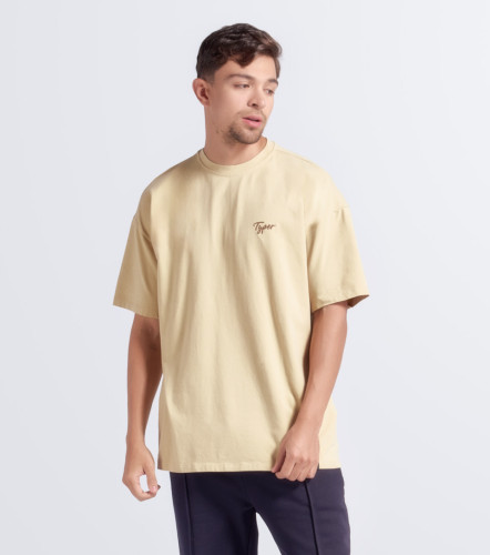 Josh T Shirt Oversize Estampada TyperKQ