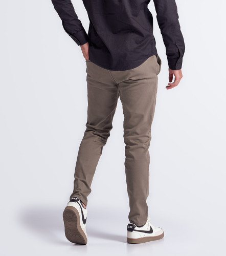 Navy Pantalon Chino Skinny Masculino GasVD
