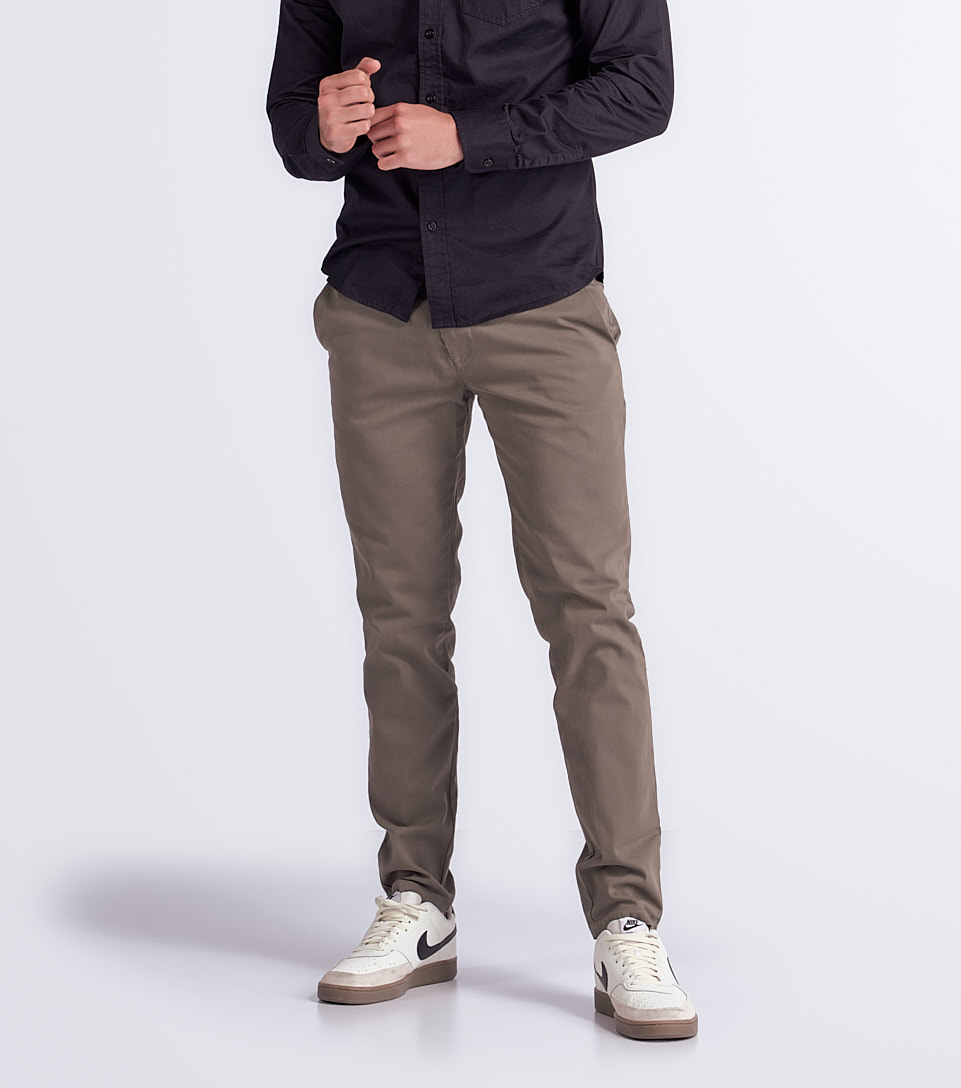 Navy Pantalon Chino Skinny Masculino GasVD