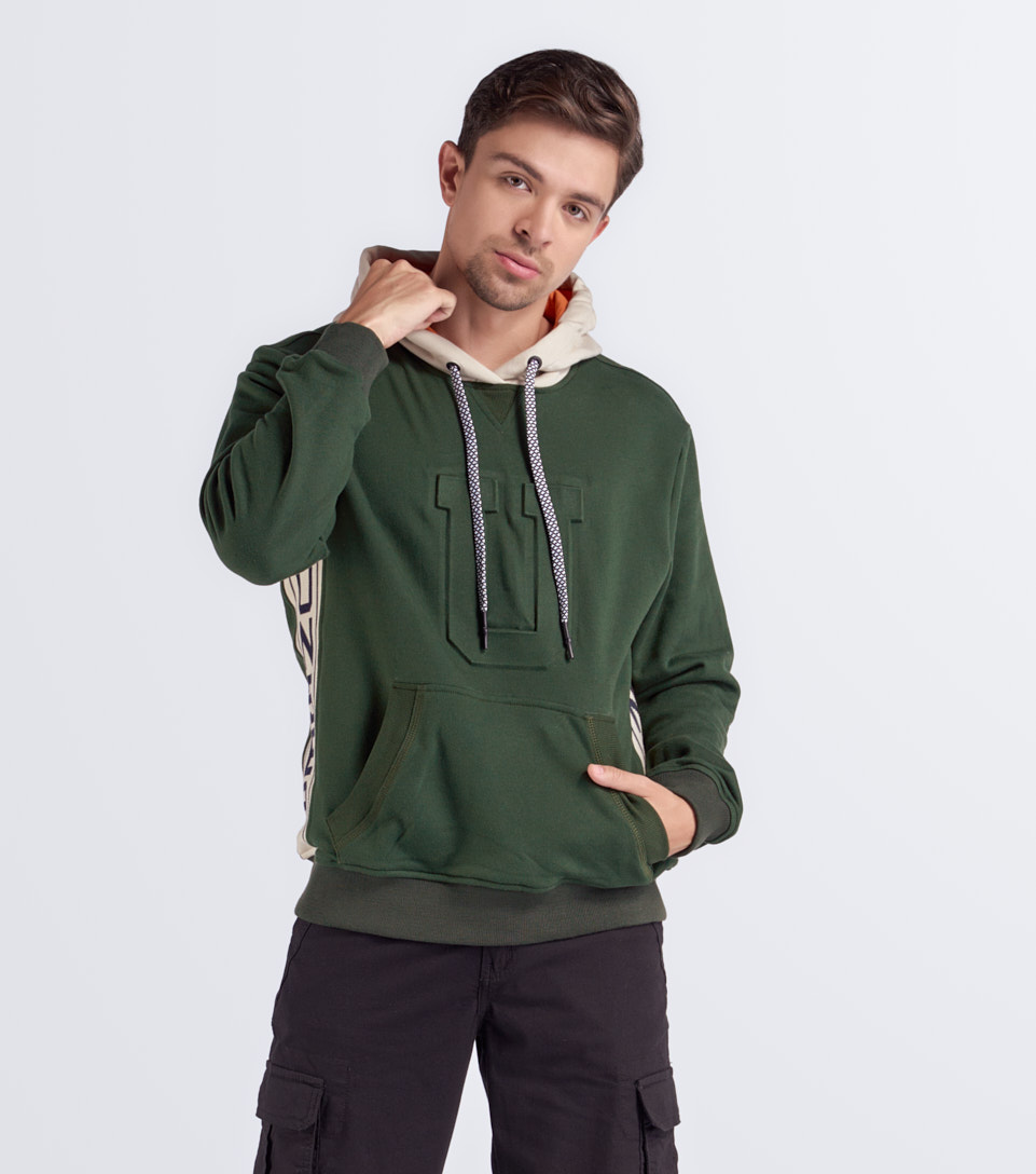 Buzo Para Hombre Combinado Con Estampado Unser 831761 VD