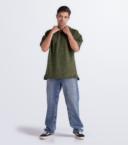 Cesar Tshirt Oversize De Gamuza TyperVO