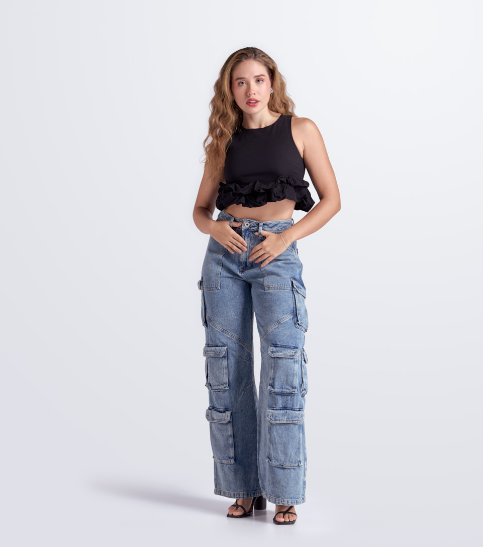 Jean Cargo Para Mujer Praga Zoe Derek Lovely 833352 AZ