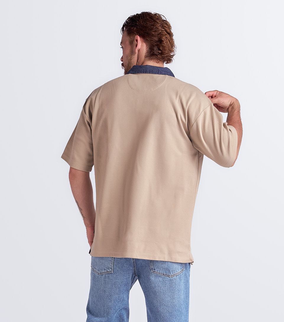 Manuel Polo Oversize Cuello V Combinado Typer 833711 AR