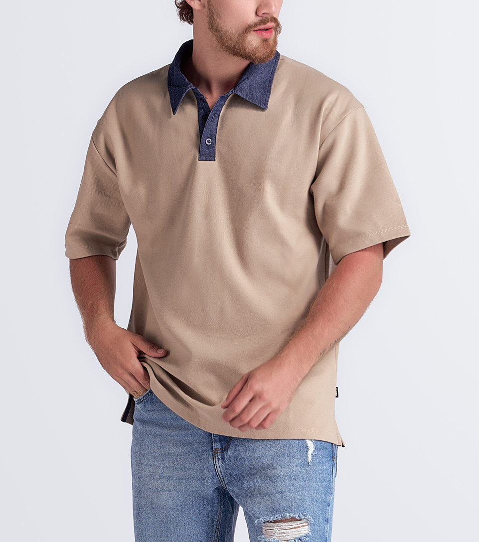 Manuel Polo Oversize Cuello V Combinado Typer 833711 AR