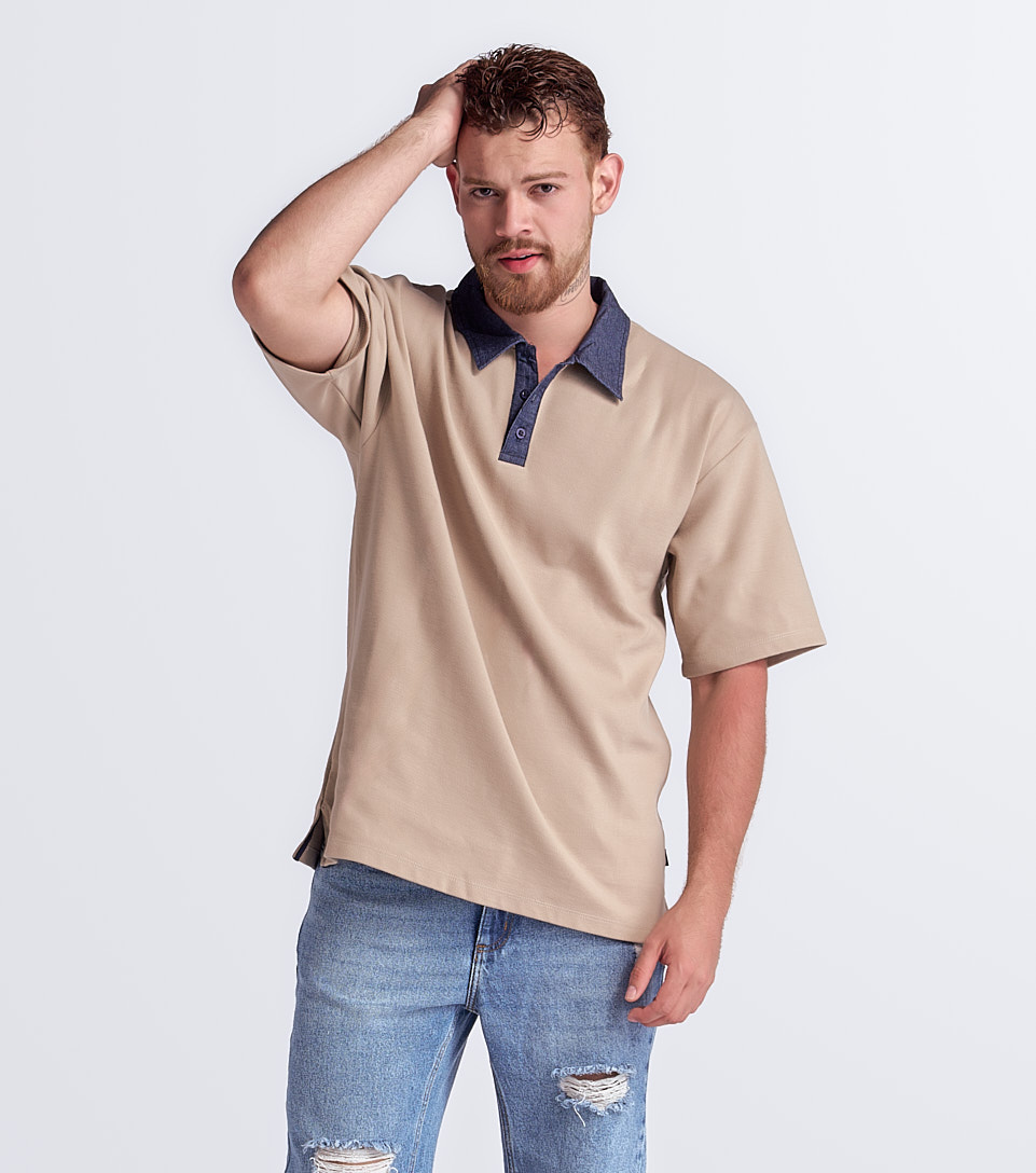 Manuel Polo Oversize Cuello V Combinado TyperKQ