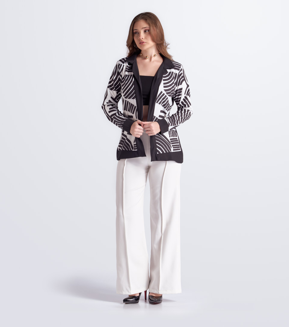 Cardigan Para Mujer Estampado Manga Larga Derek 834991 NG