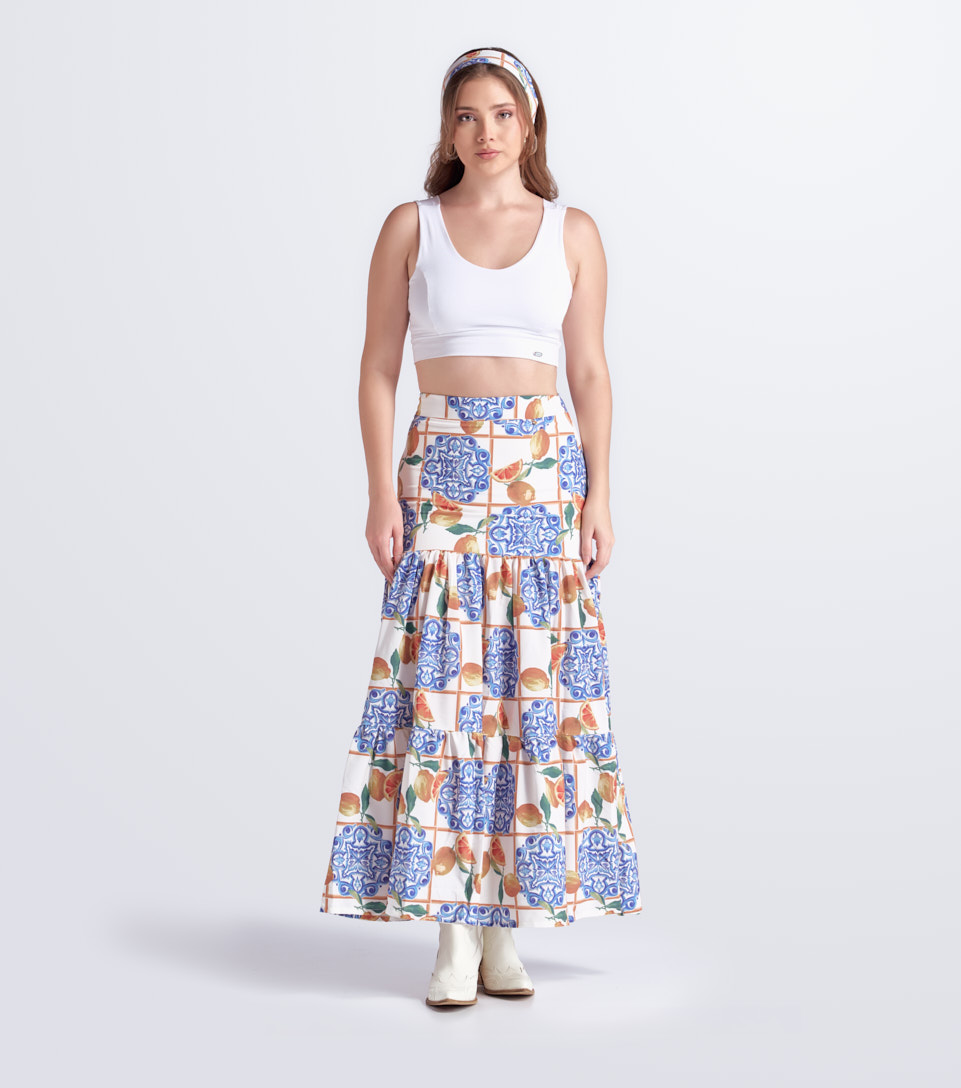 Falda Para Mujer Estampada Derek Lovely 835023 AZ
