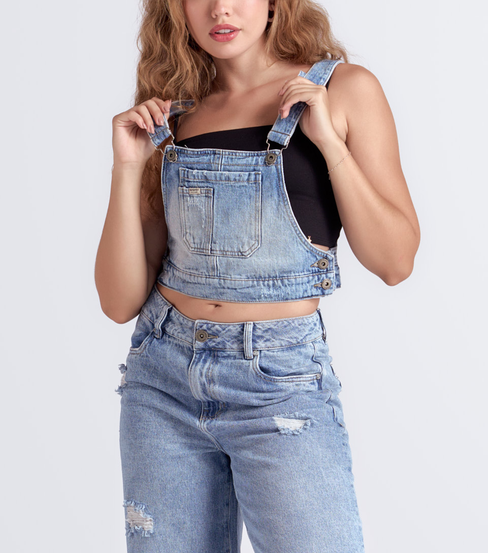 Adela Blusa Tipo Pechera Con Tiras Y Bolsillos Unser 826783 AZ