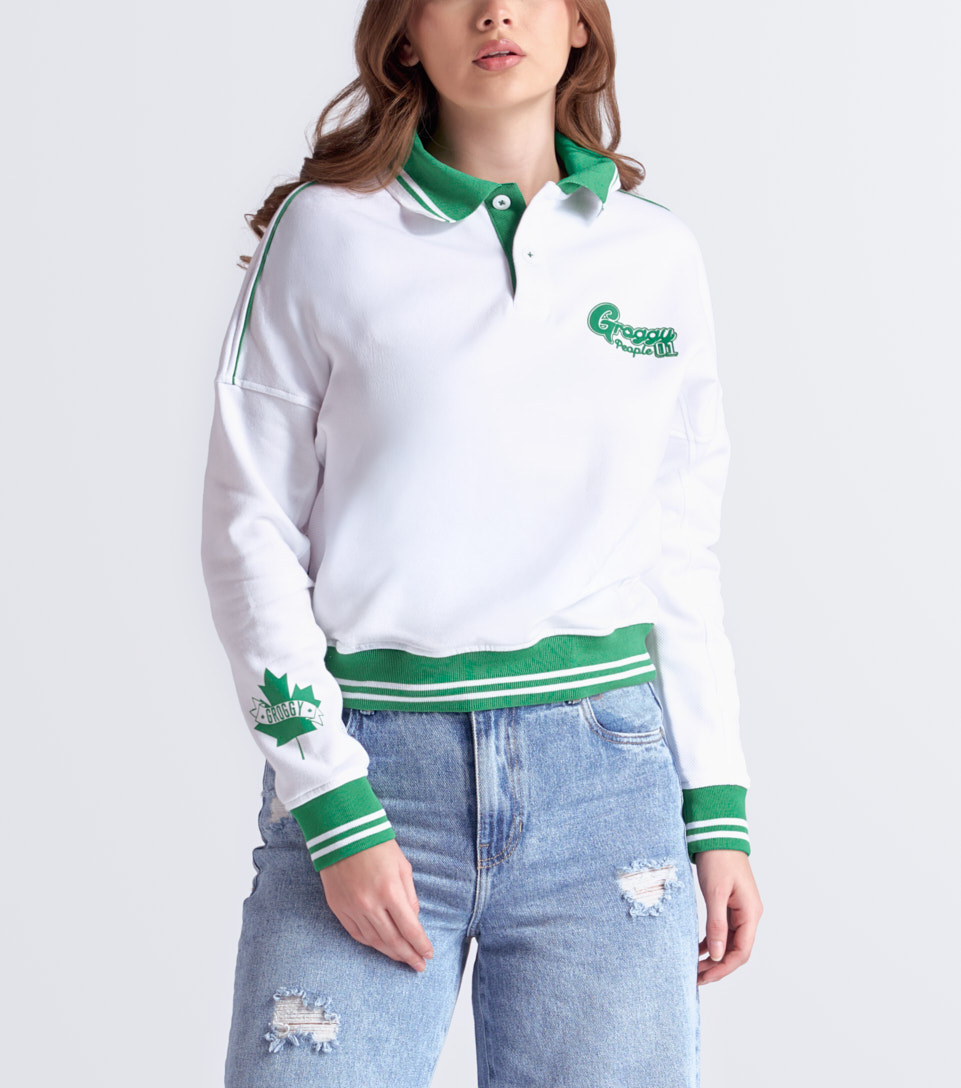 Anca Buzo Cerrado Tipo Polo Femenino Groggy 834083 CU