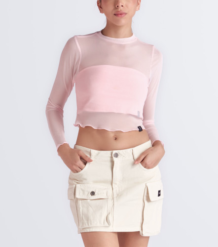 Belen Blusa Slim Fit En Mesh Bipack TyperRC