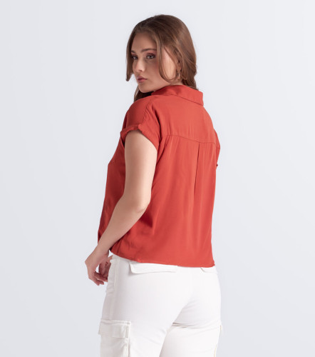 Blusa Para Mujer Camisera Unicolor Victoria DerekTR