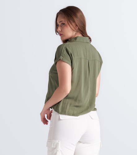 Blusa Para Mujer Camisera Unicolor Victoria DerekVO