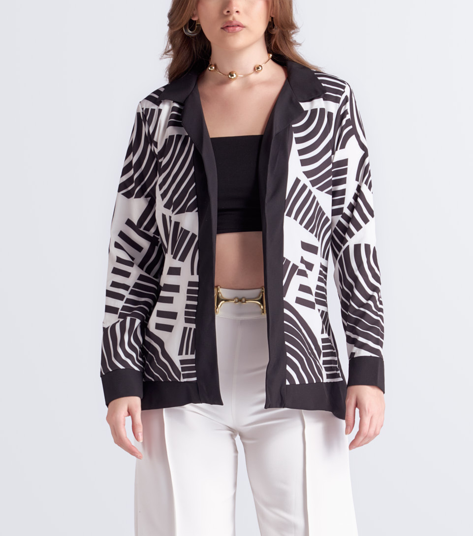Cardigan Para Mujer Estampado Manga Larga Derek 834991 NG