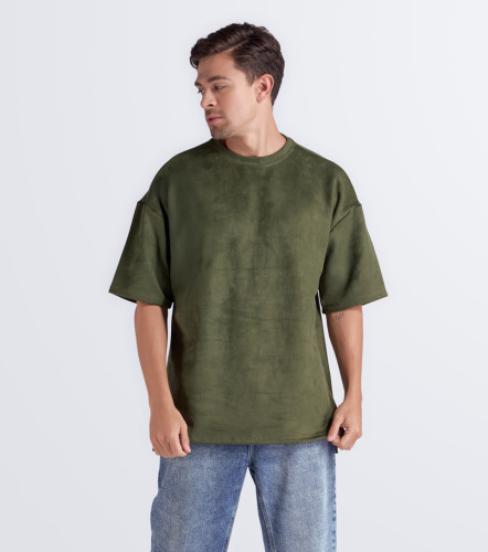 Cesar Tshirt Oversize De Gamuza TyperVO