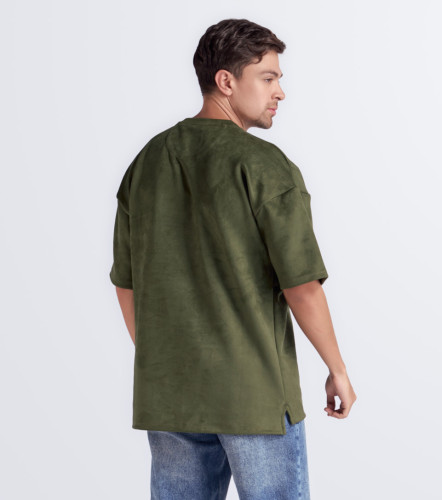 Cesar Tshirt Oversize De Gamuza TyperVO