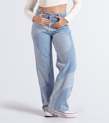 Cristy Jean De Ondas Tipo Parche TyperAZ