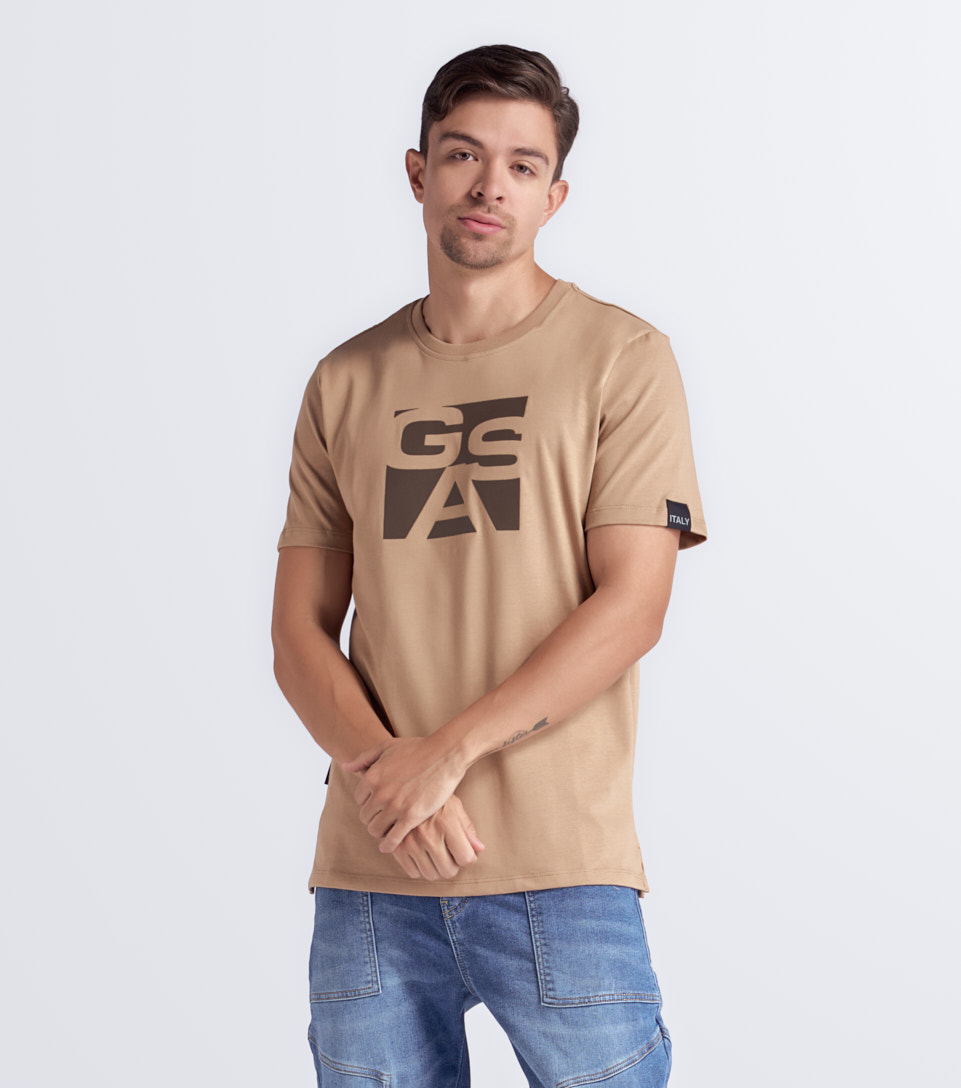 Eloi T Shirt Slim Fit Masculina Gas 833217 CM