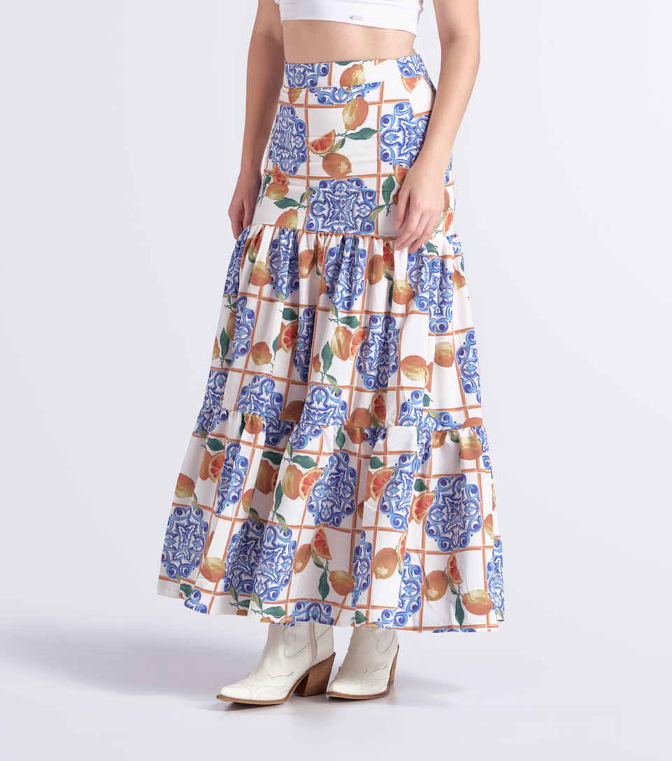 Falda Para Mujer Estampada Derek Lovely 835023 AZ