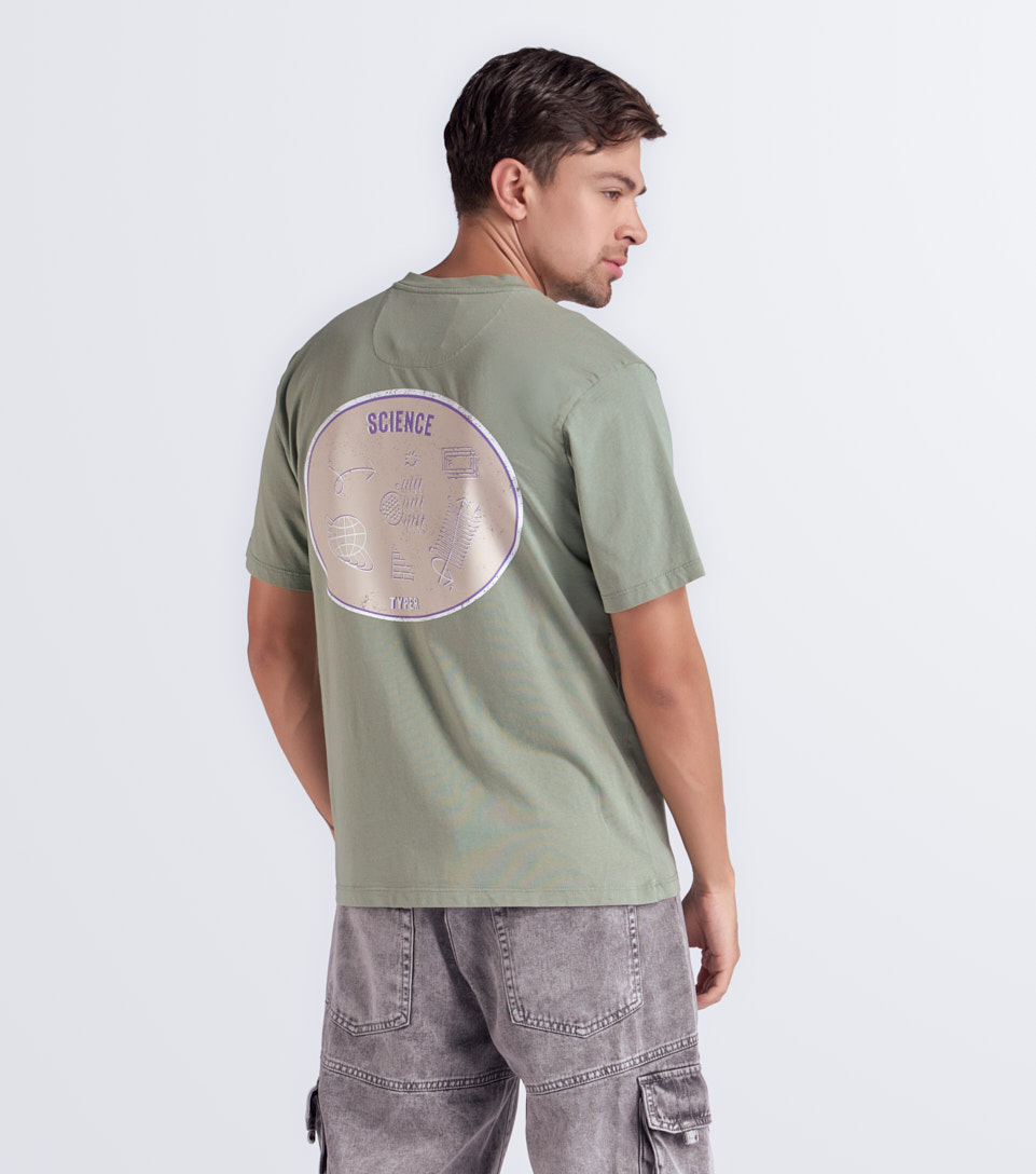 Haret T Shirt Comfort Estampada Typer 833662 KQ