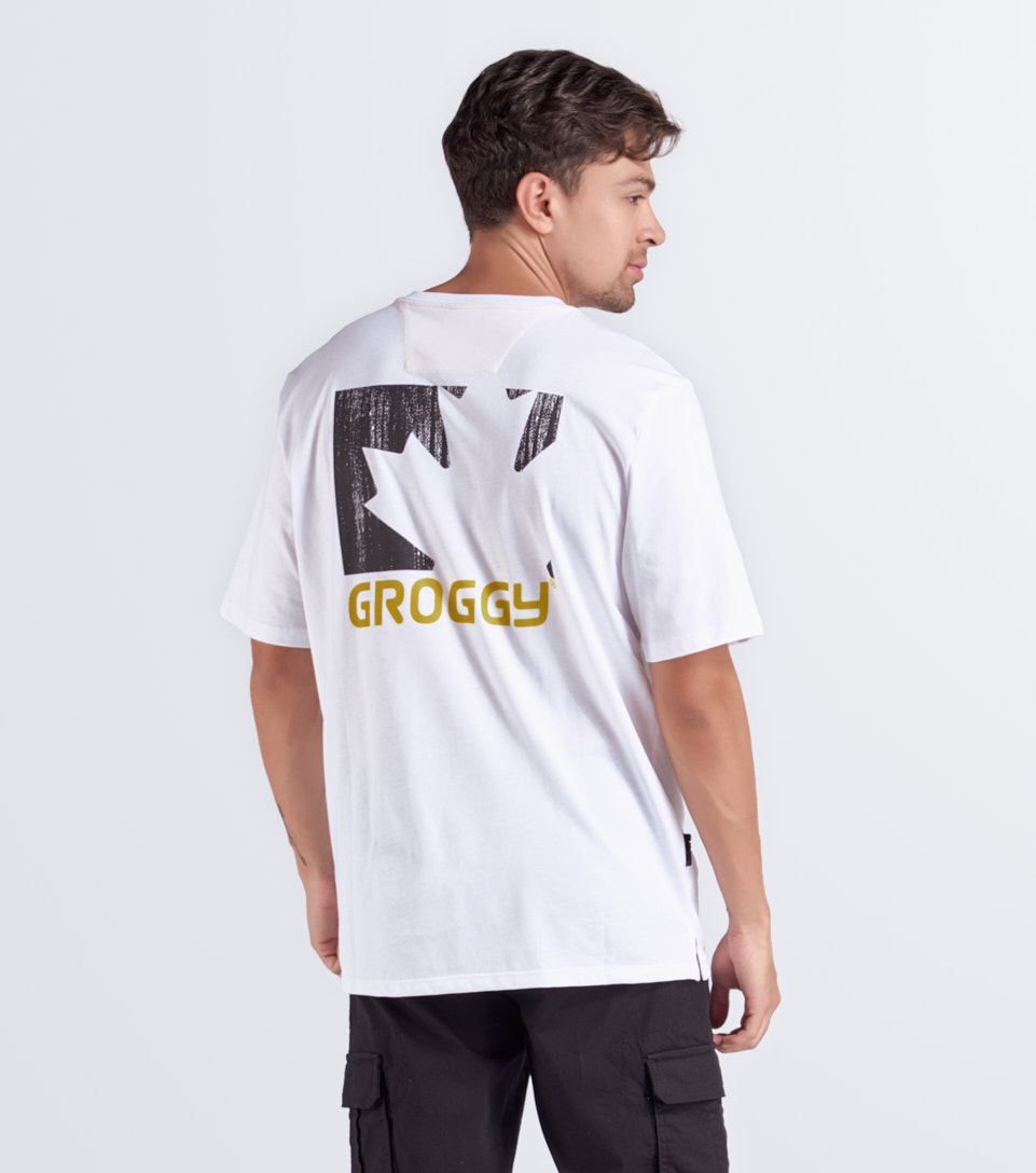 Kirk T Shirt Regular Masculina Groggy 833211 BL