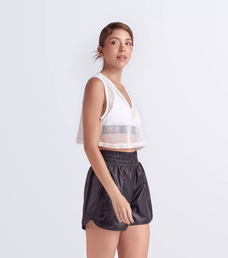 Nini Blusa En Malla Y Top Tipo Triangulo TyperBL