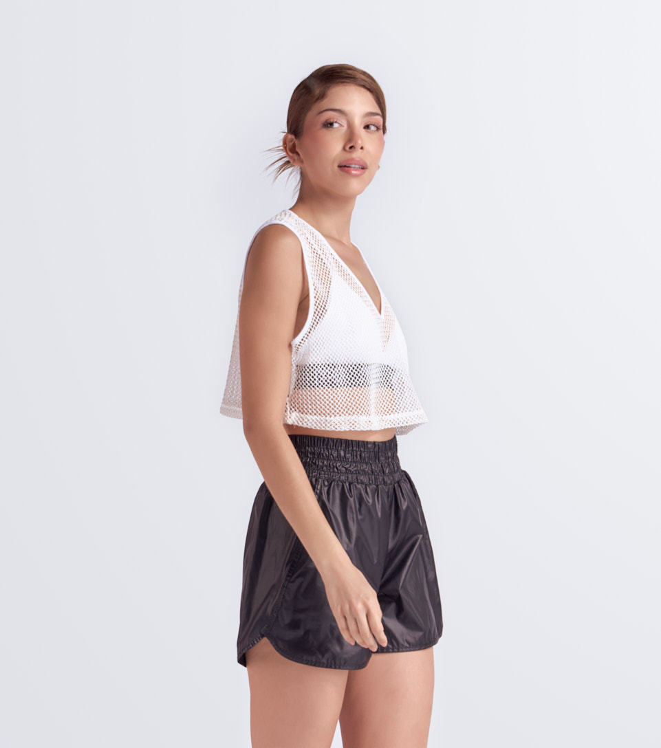 Nini Blusa En Malla Y Top Tipo Triangulo TyperBL