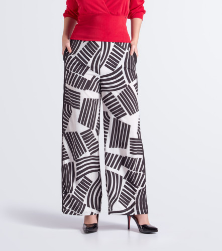 Pantalon Para Mujer Estampado Bota Flare DerekNG