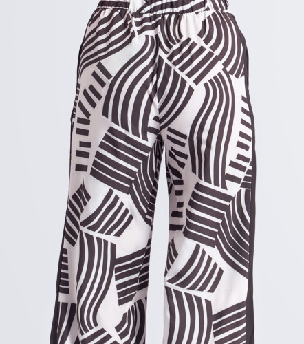 Pantalon Para Mujer Estampado Bota Flare DerekNG