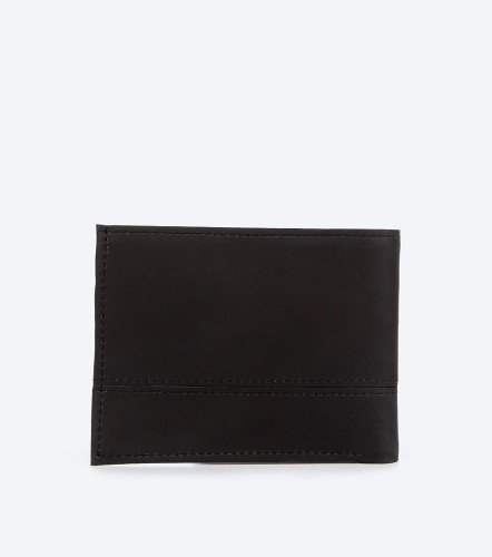 Paul Billetera Unicolor En Cuero Encerado UnserNG