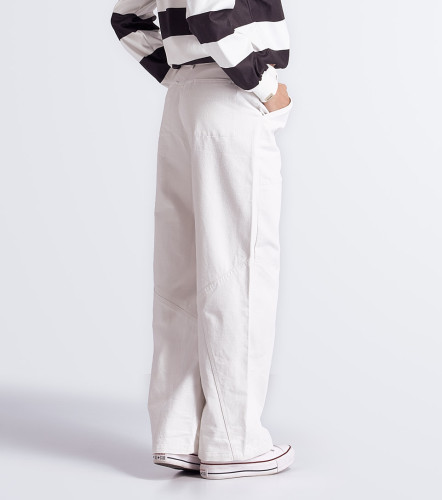 Star Veronica Pantalon Unicolor Con Cortes Y Lurex UnserBL