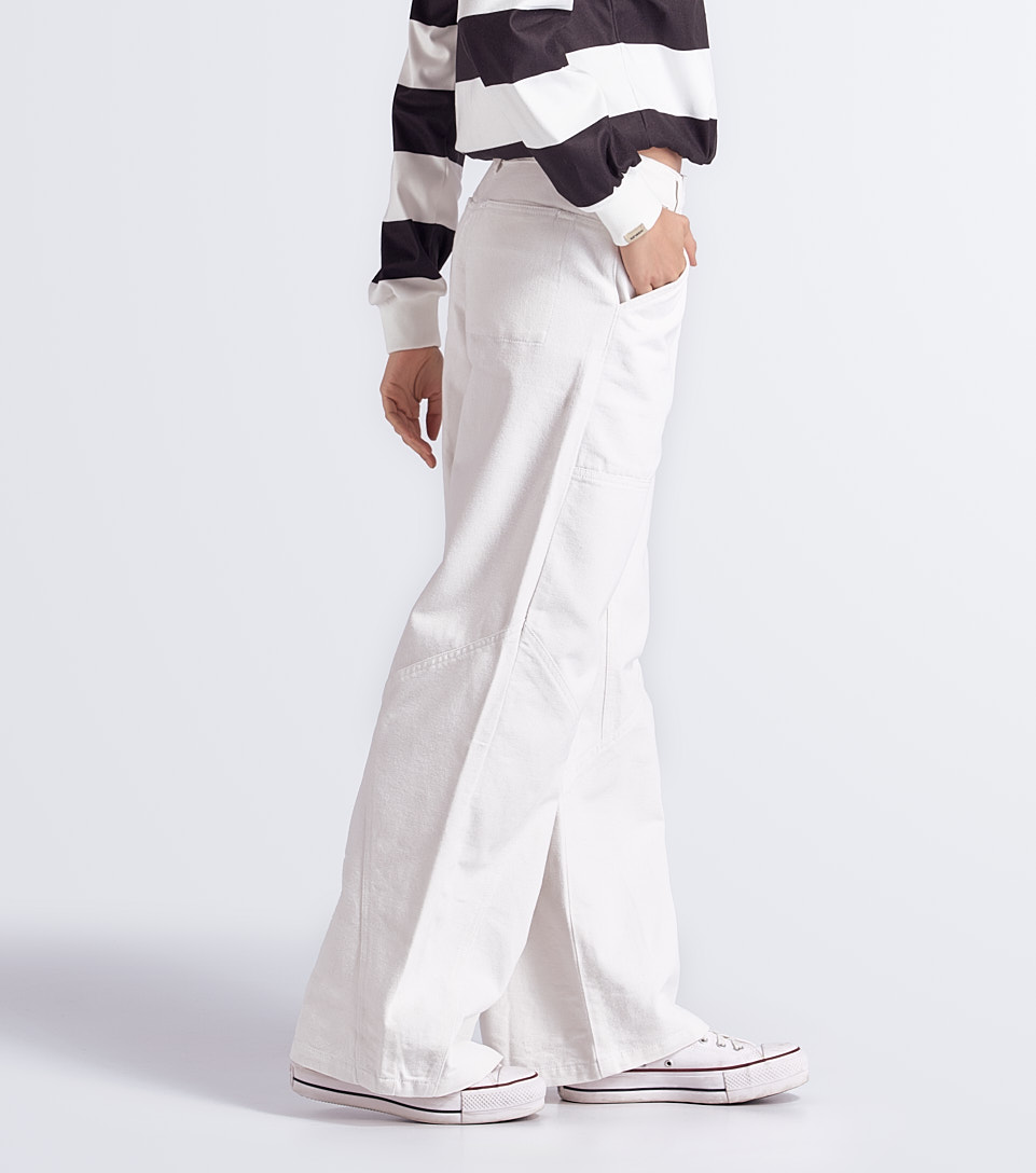 Star Veronica Pantalon Unicolor Con Cortes Y Lurex Unser 833975 BL