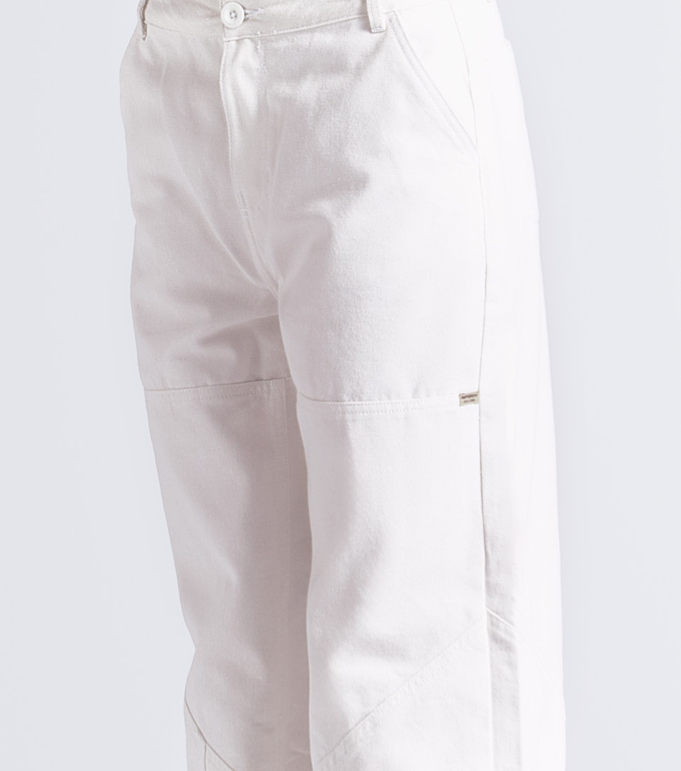 Star Veronica Pantalon Unicolor Con Cortes Y Lurex Unser 833975 BL