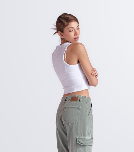 Tini Blusa Basica Bordada Slim Fit TyperBL