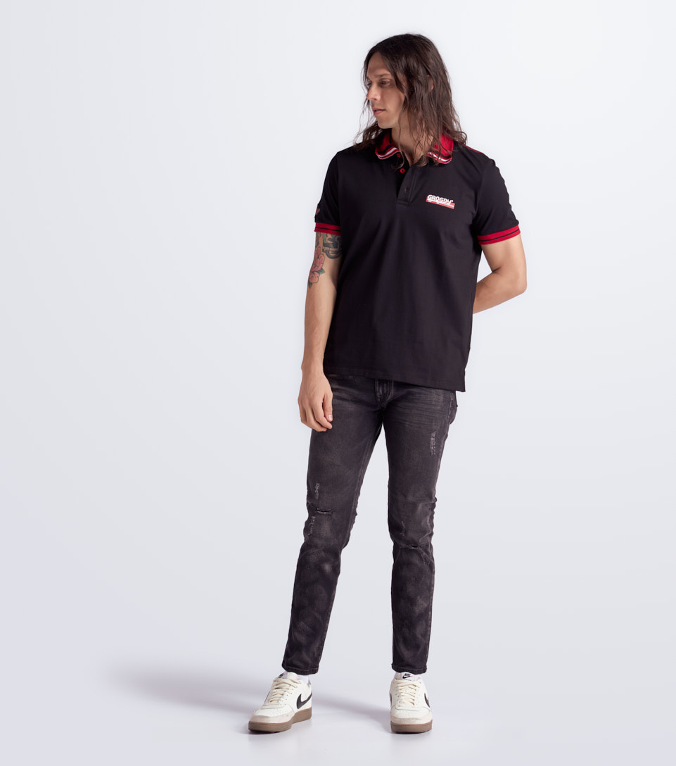 Thor Polo Slim Masculina Groggy 831277 NG