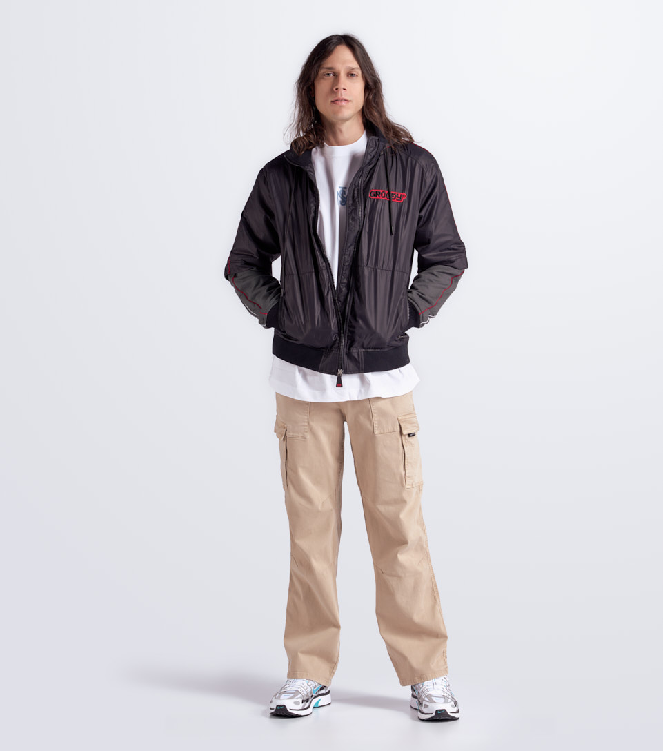 Heron Chaqueta Bomber Masculina Groggy 831994 NG