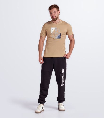 Slim Fabian T Shirt Unicolor Estampada UnserAR