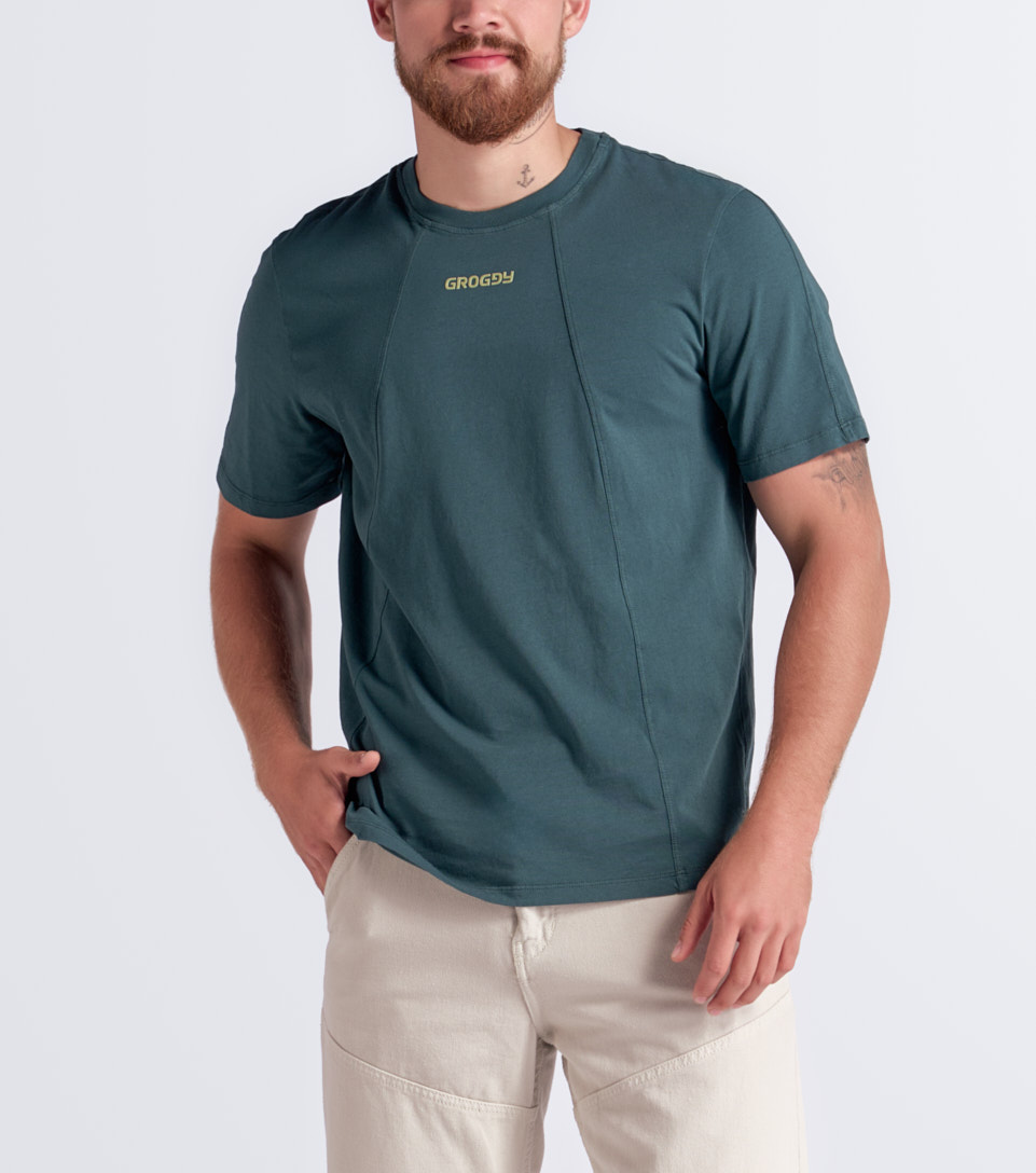 Alden T Shirt Regular Masculina Groggy 834156 BG