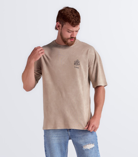 Carlo T Shirt Oversize Estampada TyperCF