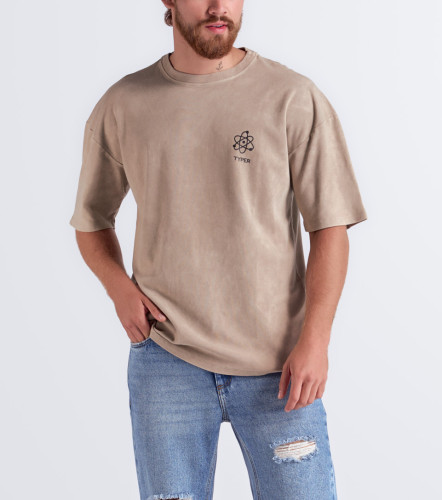 Carlo T Shirt Oversize Estampada TyperCF