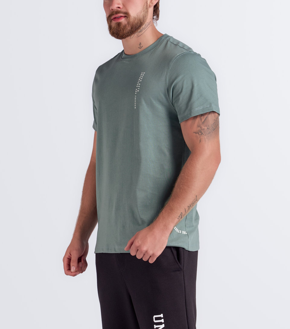 Comfort Leandro T Shirt Unicolor Estampado Unser 835009 BL