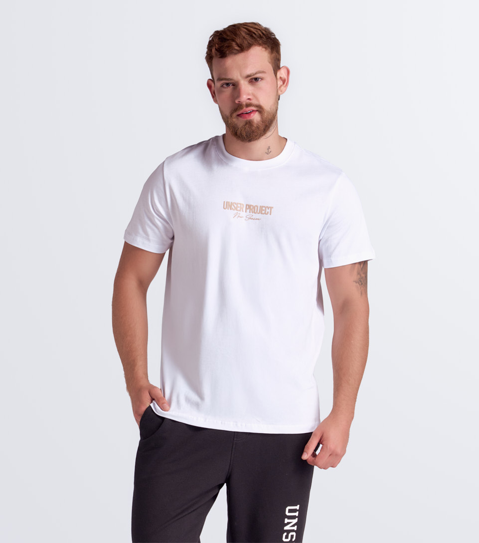 Comfort Lionel T Shirt Unicolor Estampado Unser 835011 BL