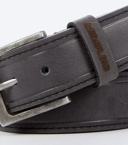 Correa Para Hombre Unicolor En Cuero UnserNG