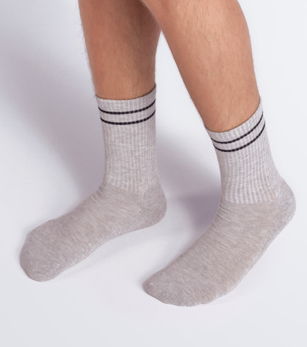 Eduardo Media Tripack Media Cana Unicolor Con Rayas UnserCU