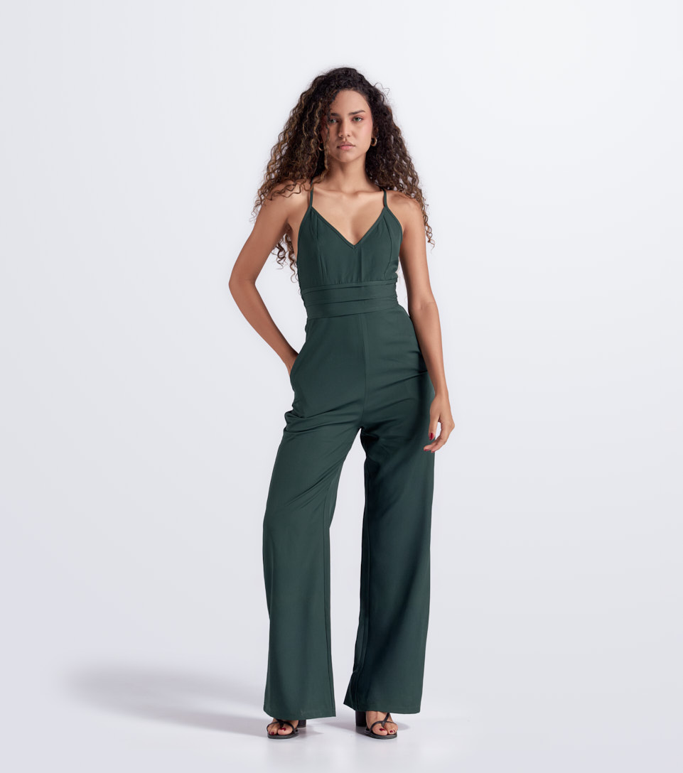 Enterizo Pantalon Unicolor Derek 833794 VD