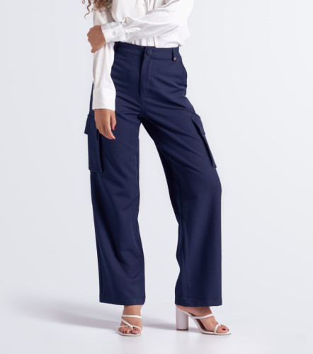 Ivanna Pantalon Cargo Unicolor DerekAZ