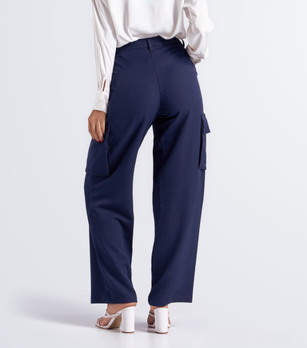 Ivanna Pantalon Cargo Unicolor DerekAZ