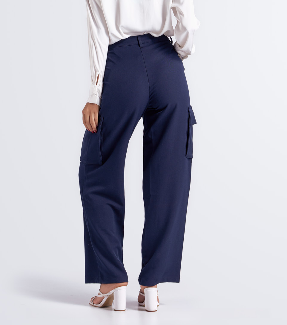 Ivanna Pantalon Cargo Unicolor Derek 832537 AZ