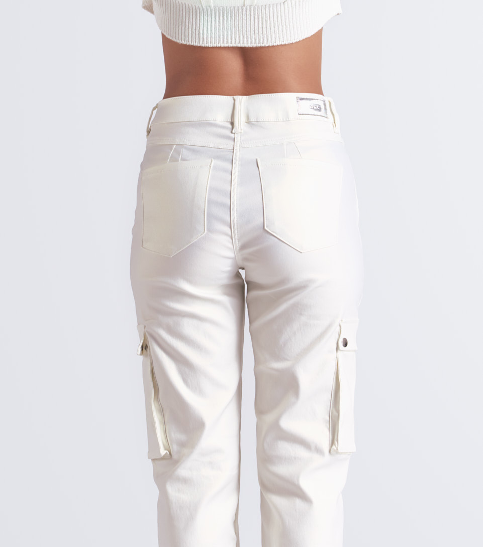 Jean Para Mujer Tipo Cargo Perlado Praga Ciara Derek 833314 AR